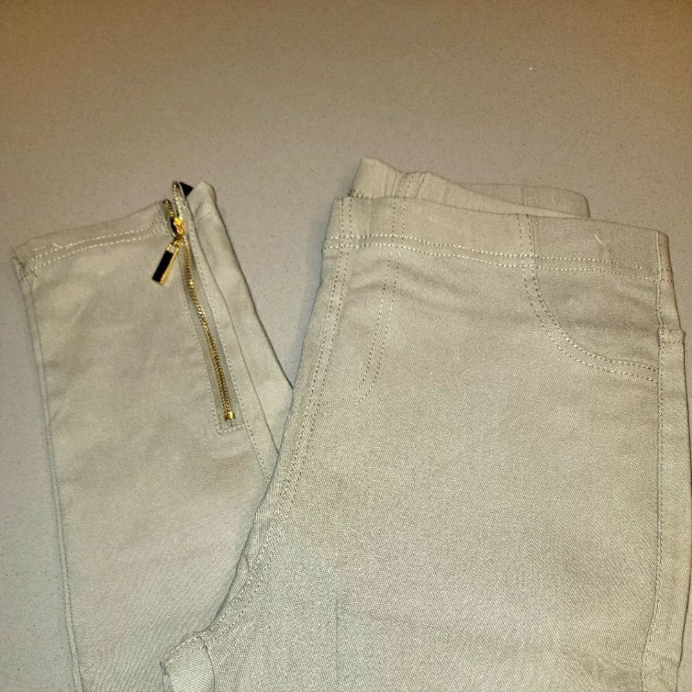 Khaki Motto Jeggings/Leggings - Picture 12 of 15